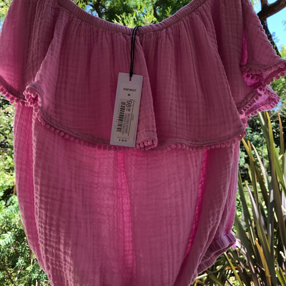 Michael Stars strapless top